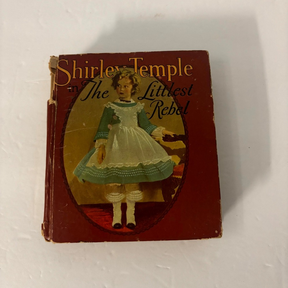 1935 Shirley Temple The Littlest Rebel Saalfield Photoplay Edition Book